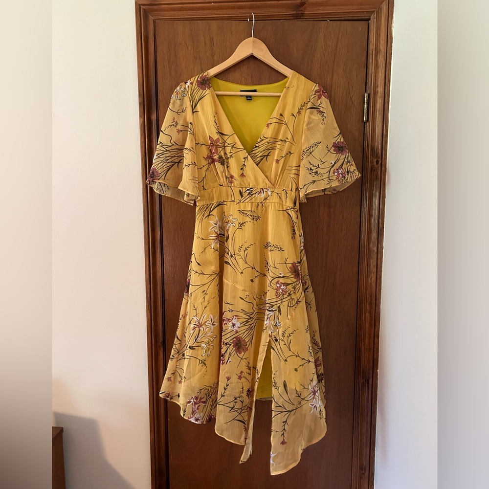 Yellow Floral Dress